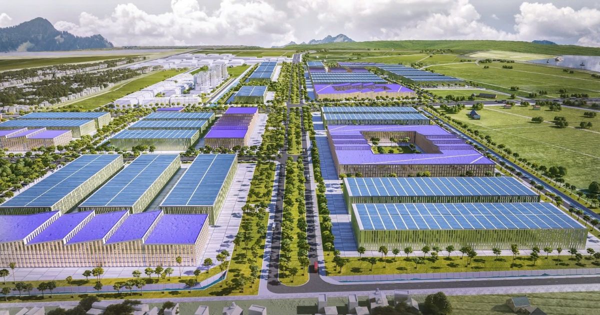hạ tầng khu công nghiệp Kim Thành