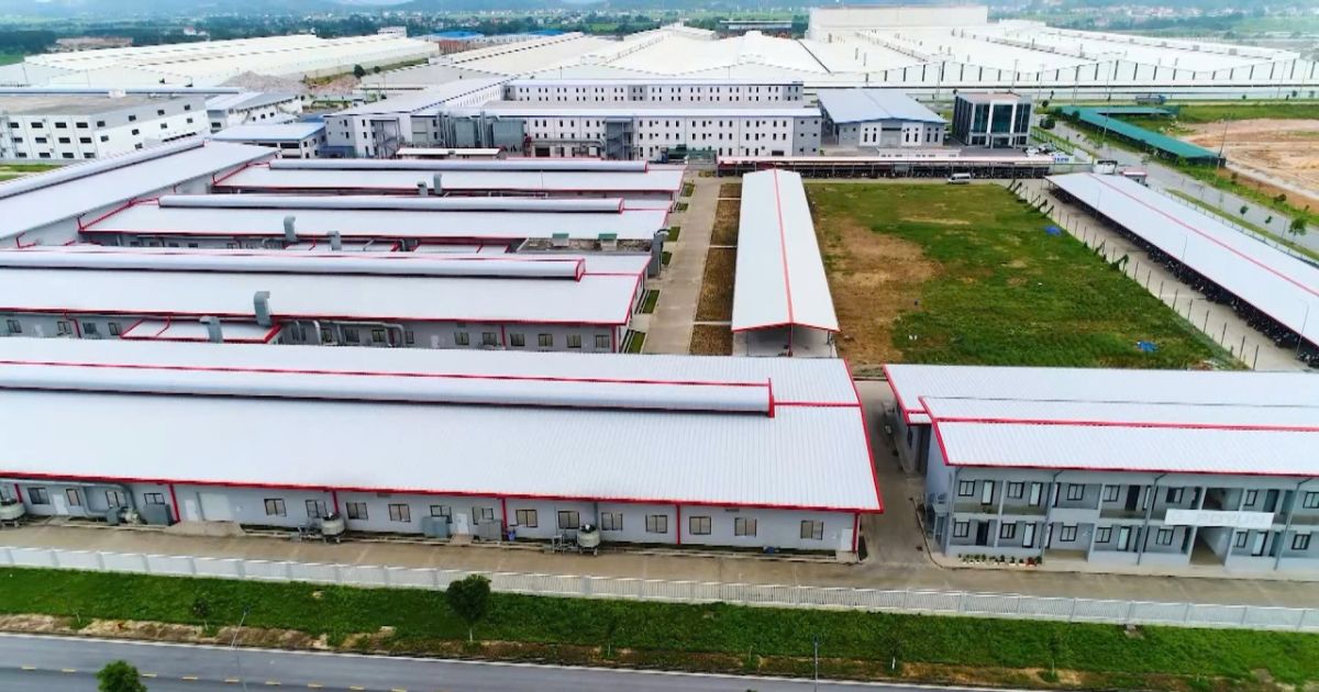 khu công nghiệp lớn nhất miền bắc