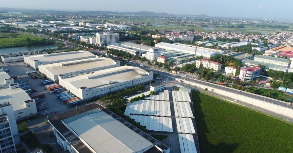 khu công nghiệp lớn nhất miền bắc