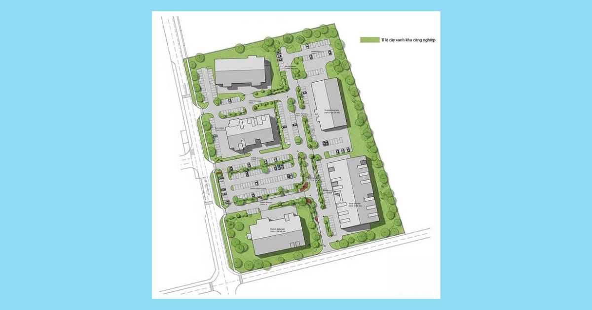 quy định cây xanh trong khu công nghiệp