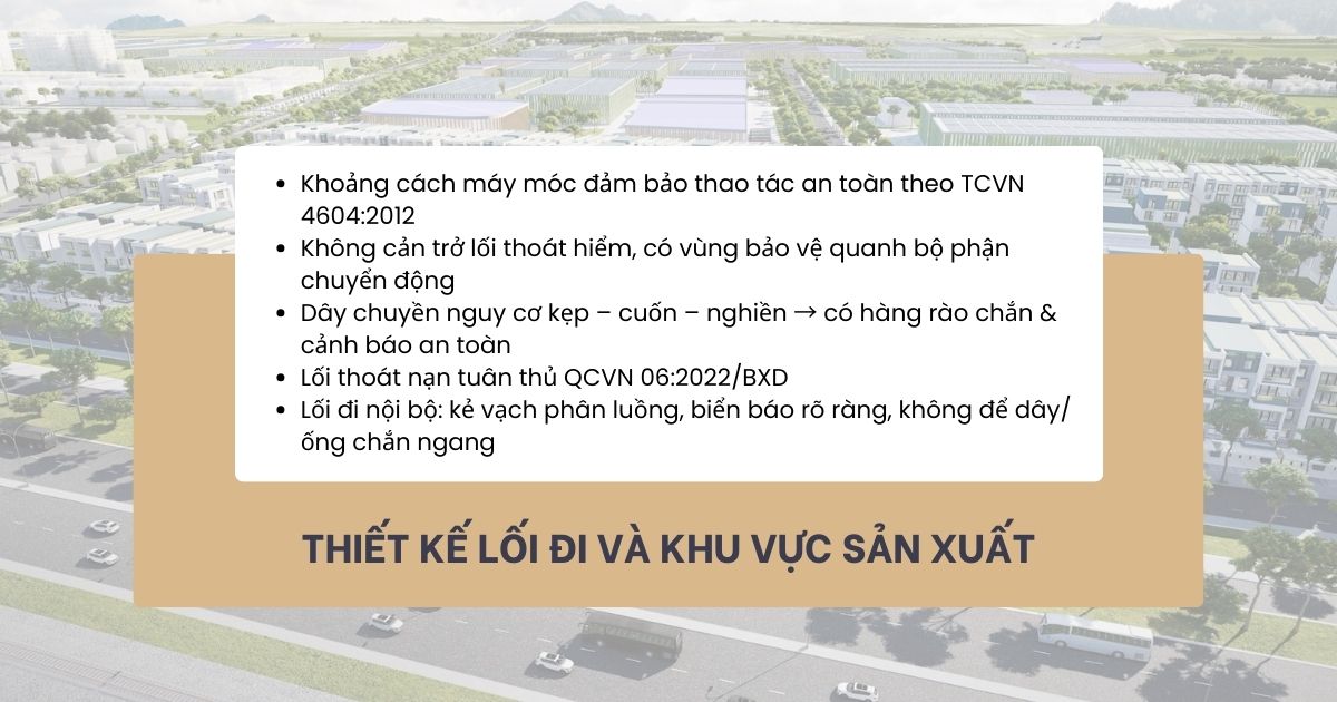 Tiêu chuẩn xây dựng nhà xưởng