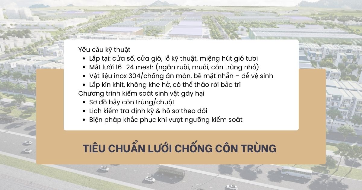 Tiêu chuẩn xây dựng nhà xưởng